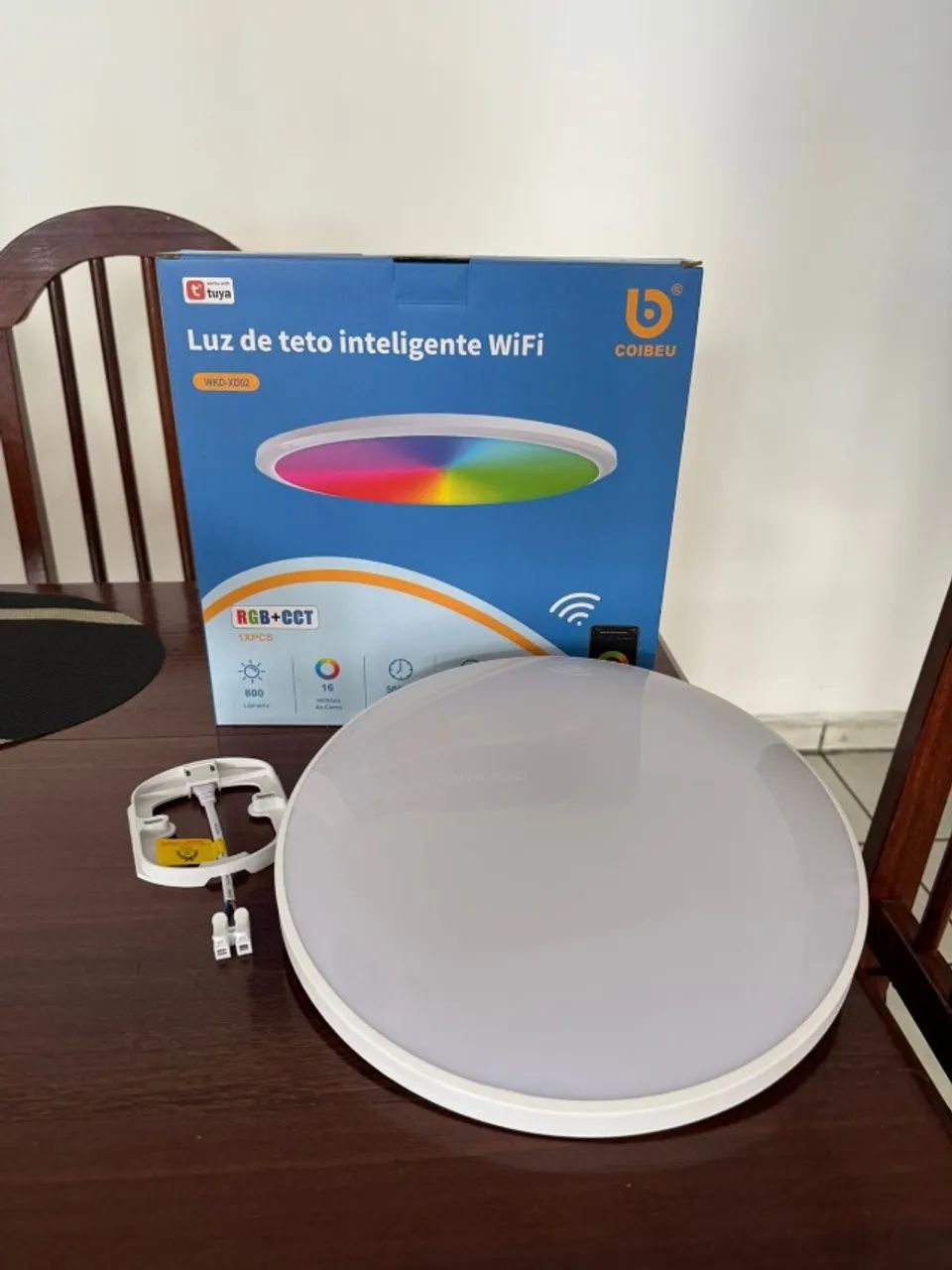 Lampada de Teto, Plafon LED inteligente Compatível com Alexa