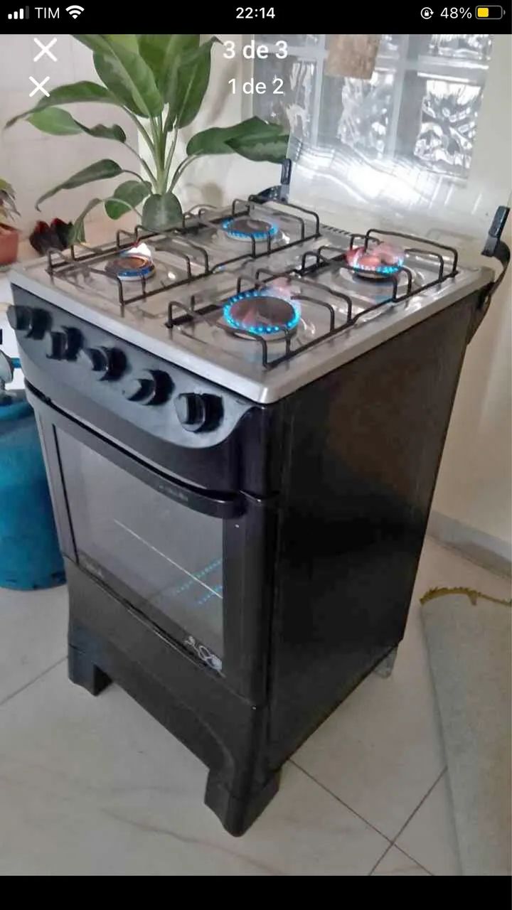 FOGÃO FUNCIONANDO PERFEITAMENTE 