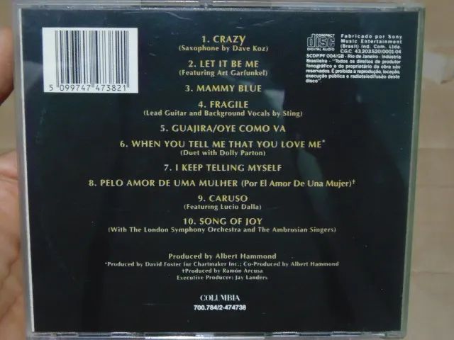 Cd Cantor Julio Iglesias- Crazy, Usado - Foto 2