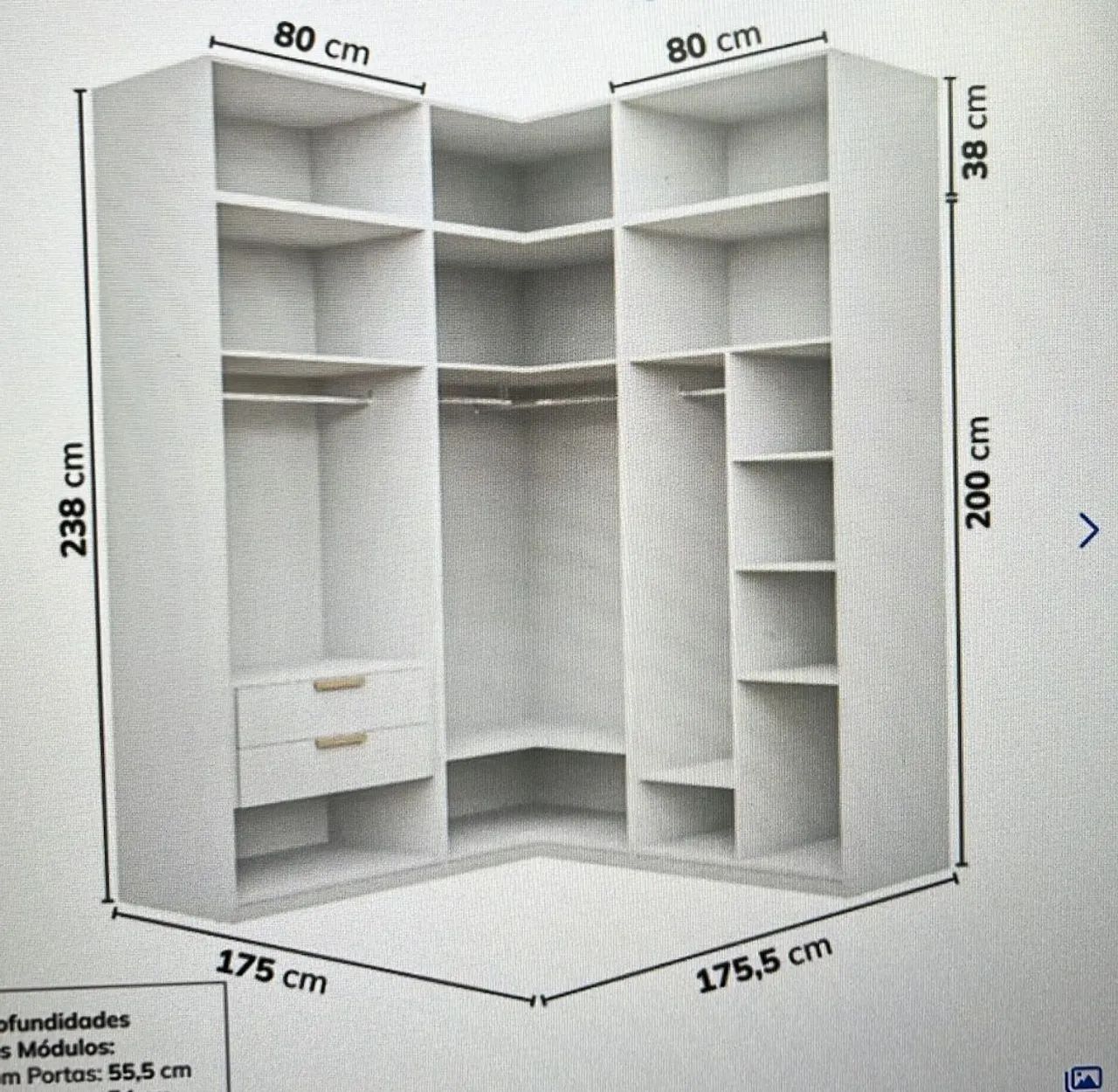 GUARDA ROUPA MODULADO - Foto 2