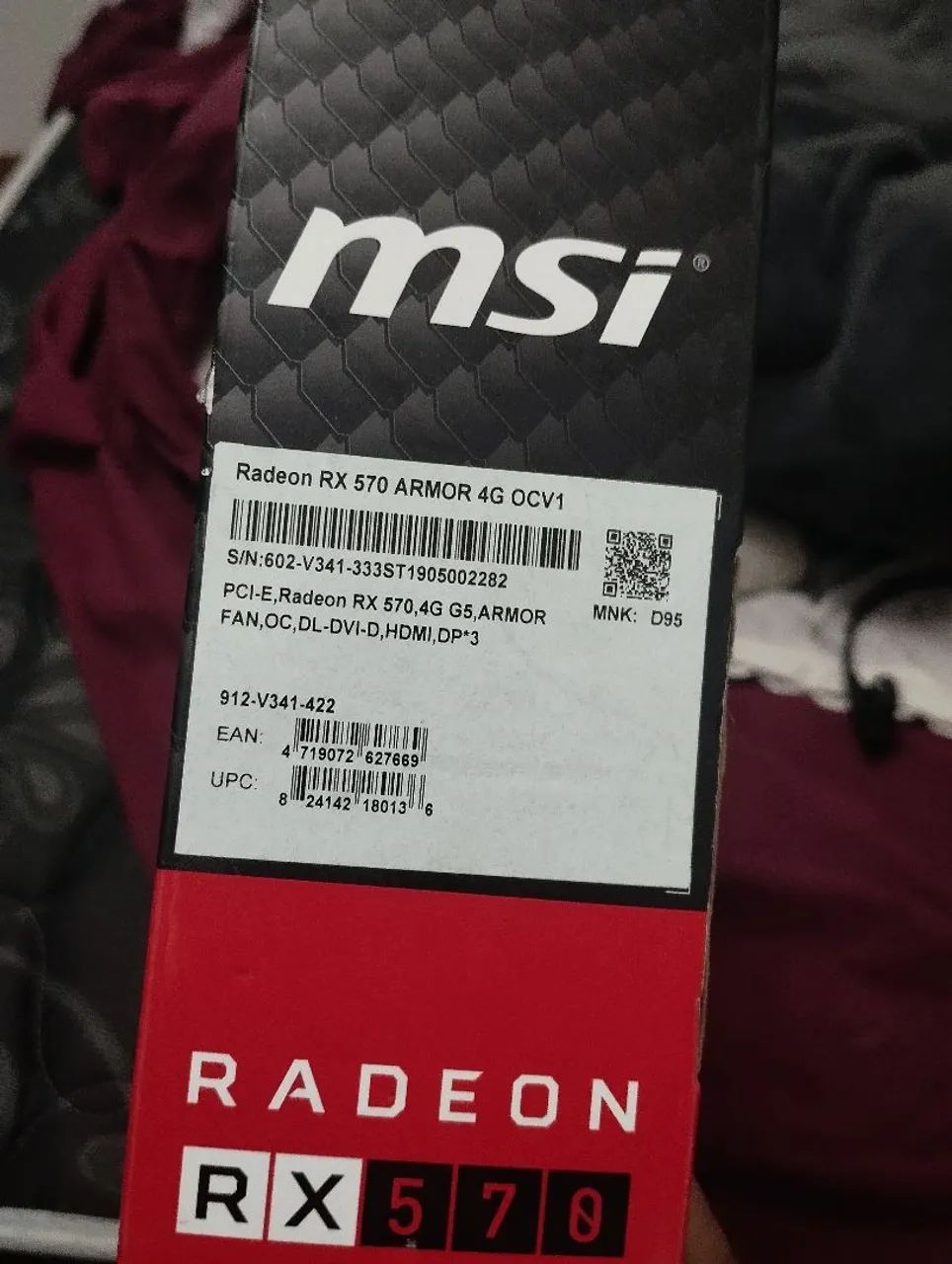 Placa de vídeo Rx 570 OC, MSI - Foto 5