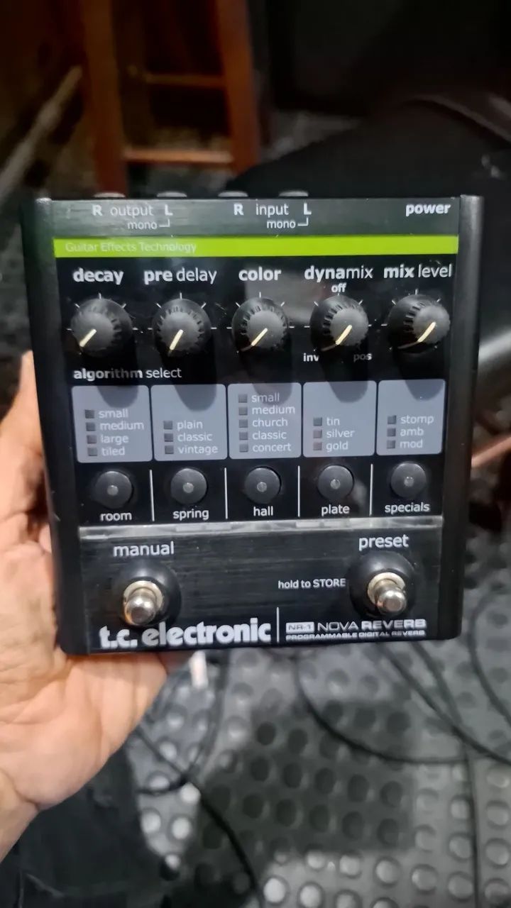 Pedal Nova Reverb T.C. Eletronic - Equipamentos e Acessórios de