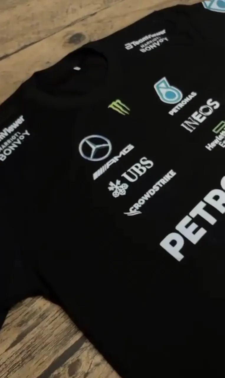 Camisa Mercedes - 44 Lewis  - Foto 2