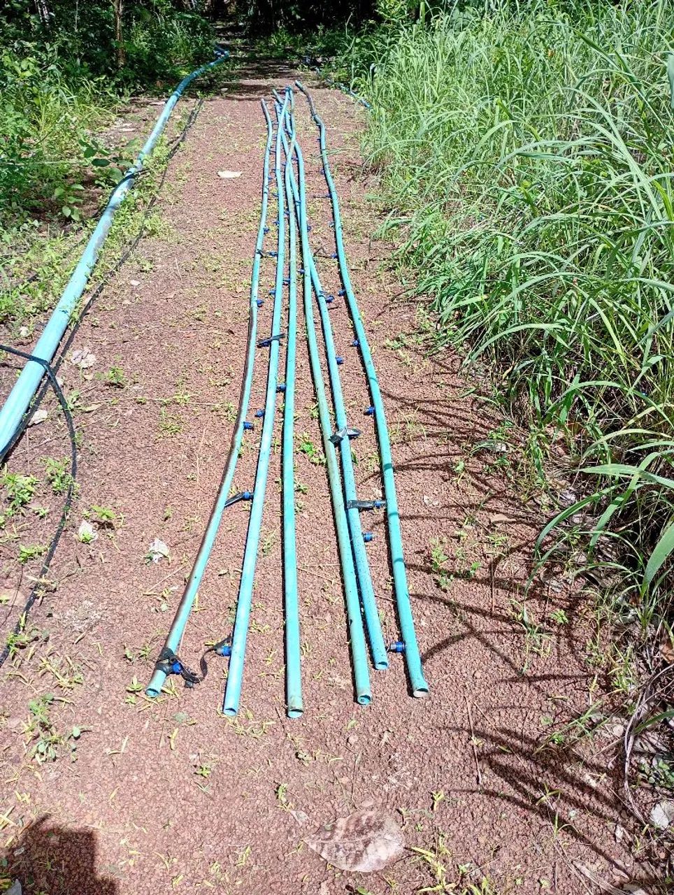Tubos Amanco azul irrigação 