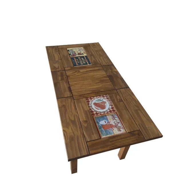 Mesa Extensível Cozinha Funcional Madeira Maciça Pinus Taeda - Foto 5