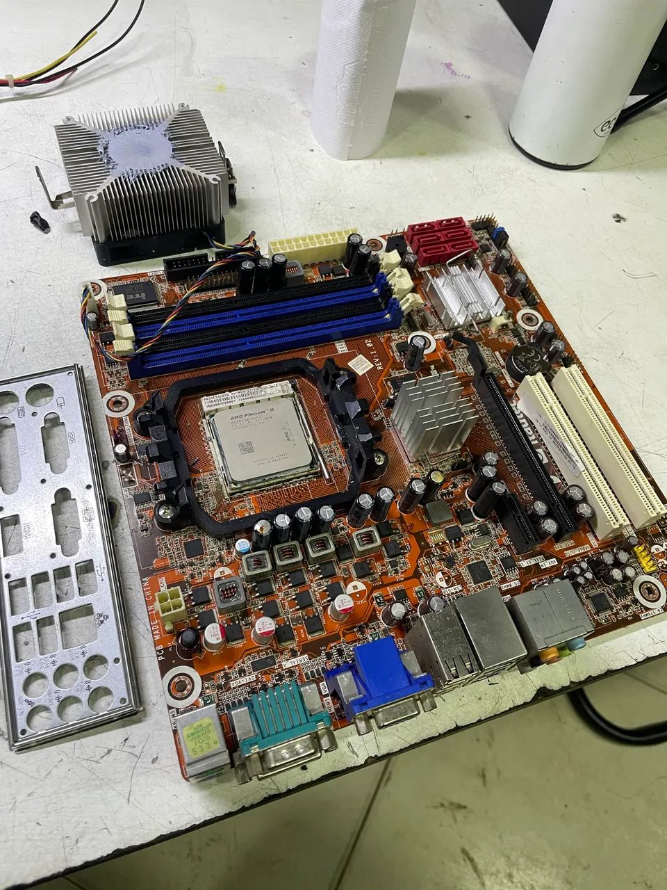 Placa Mãe AMD com HDMI + Processador Phenom II - Foto 2