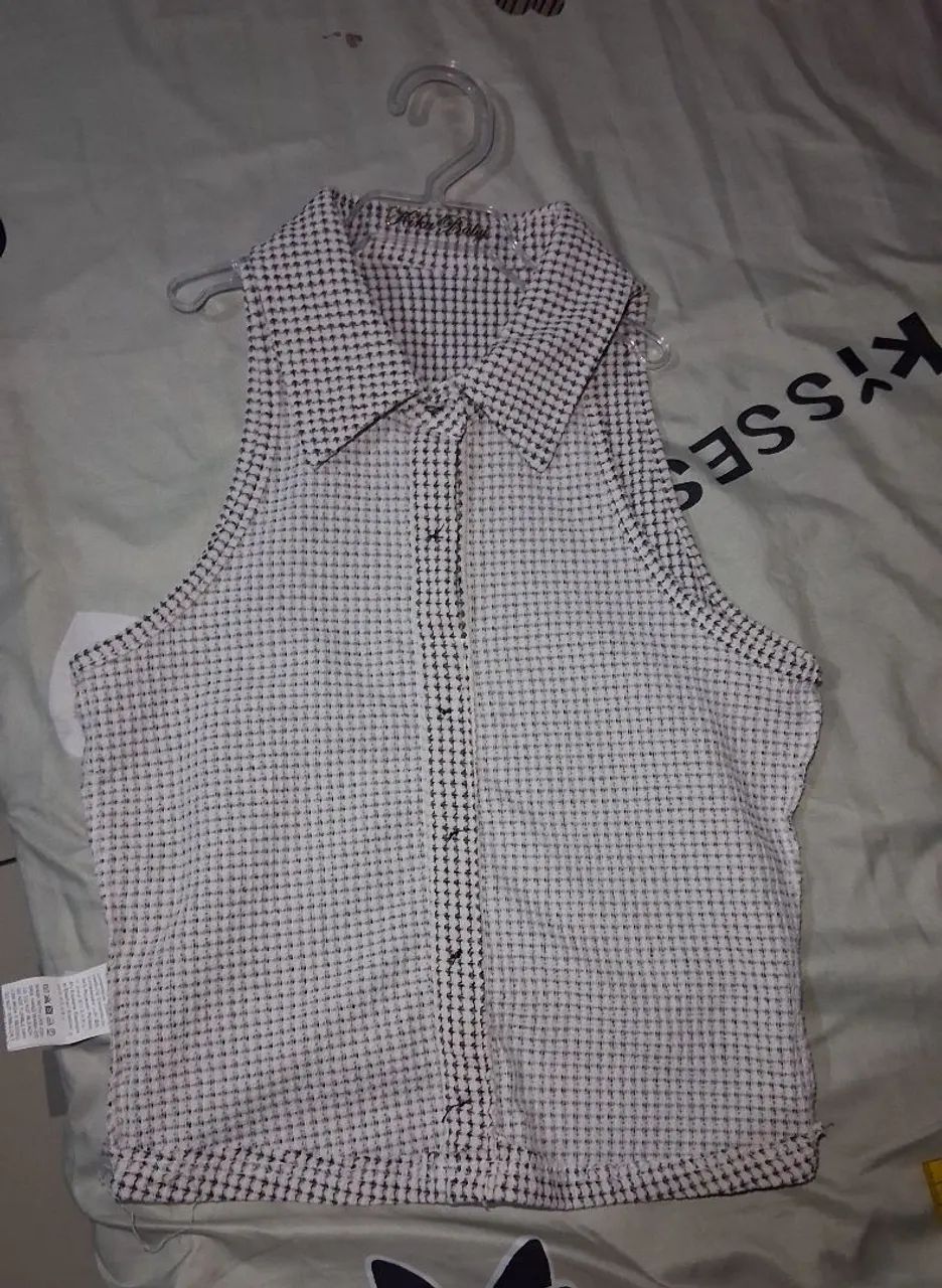 Blusa regata xadrez  - Foto 2