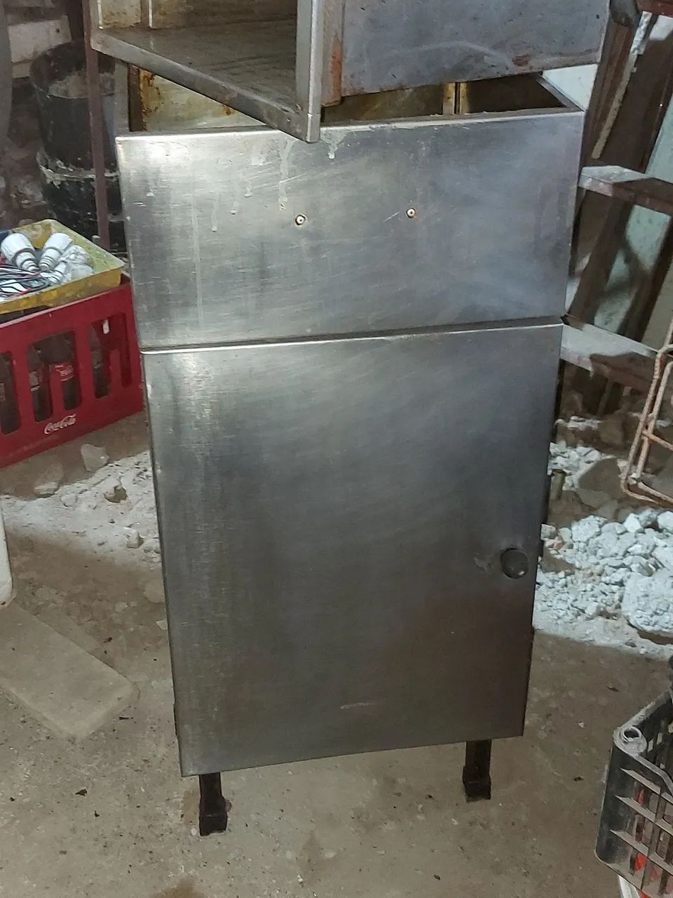 Fritadeira fritas e salgados de inox para lanchonete - Foto 4