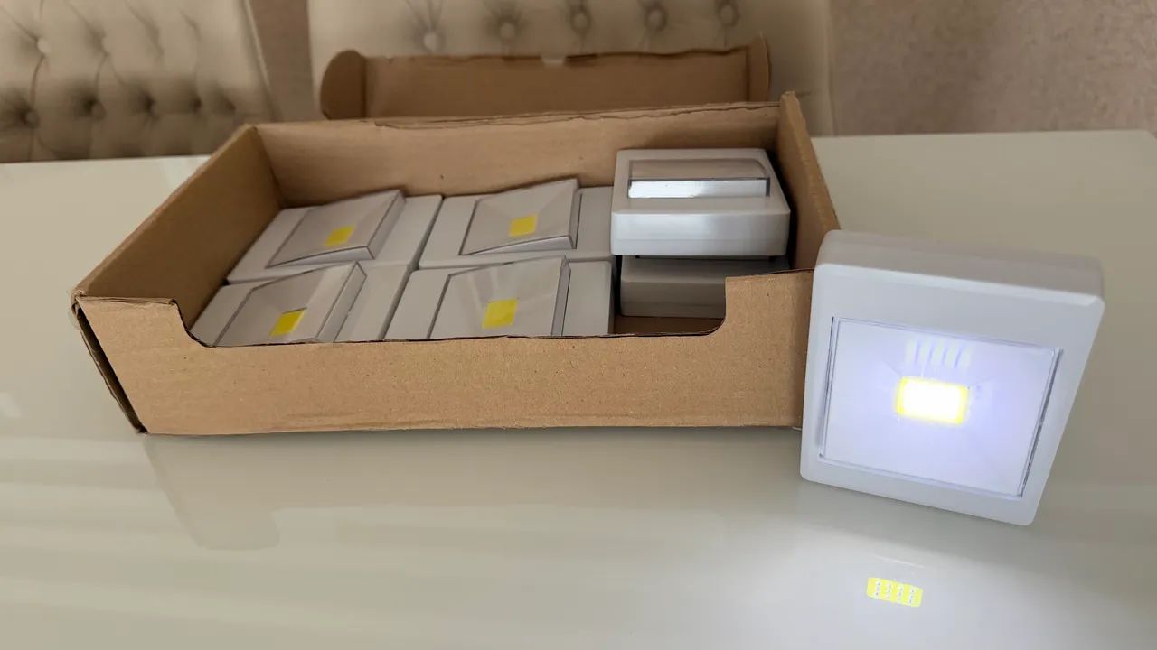 Kit 7 Lâmpadas LED para Armário 