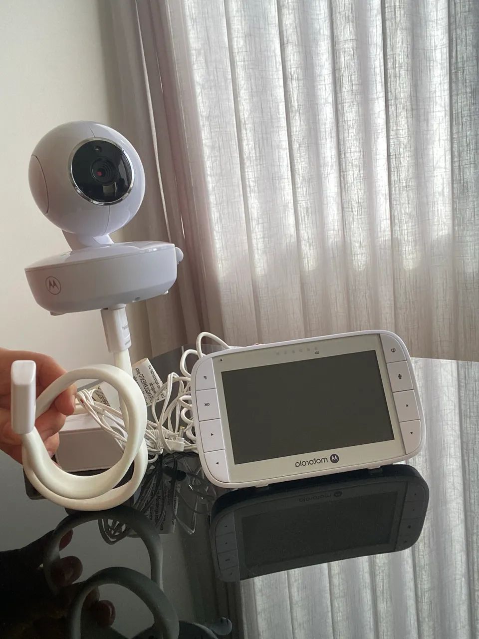 Babá Eletrônica Motorola VM36XLPU - Tela 5 + Câmera Móvel + Wi-Fi - Foto 6