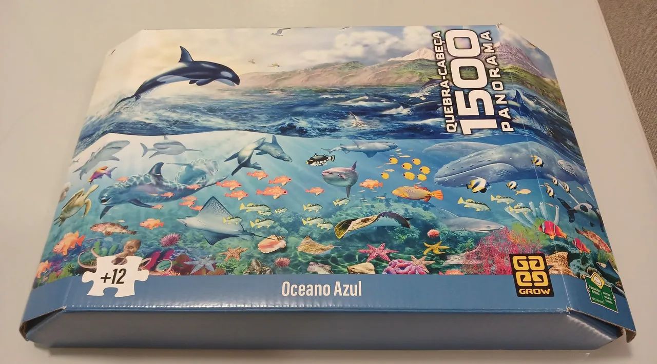 Quebra-cabeça Oceano Azul - 1500 peças 