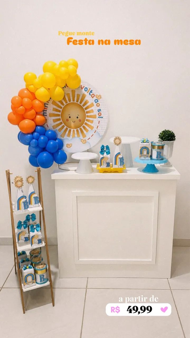 FESTA NA MESA/ DECORAÇÃO APARTI DE 49,99