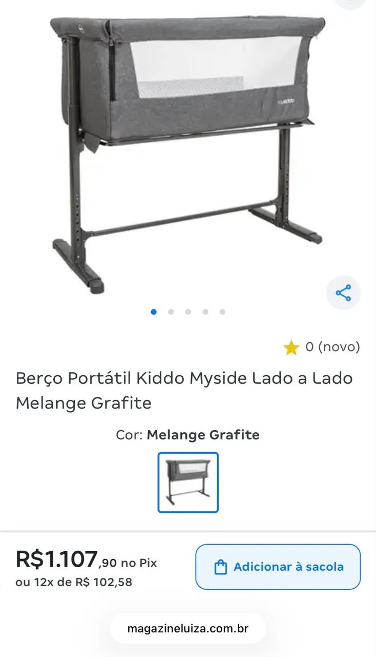 Berço portátil Kiddo Myside