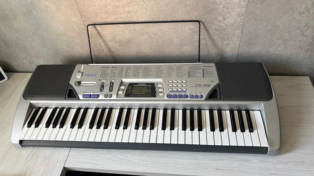 teclado casio ctk 496