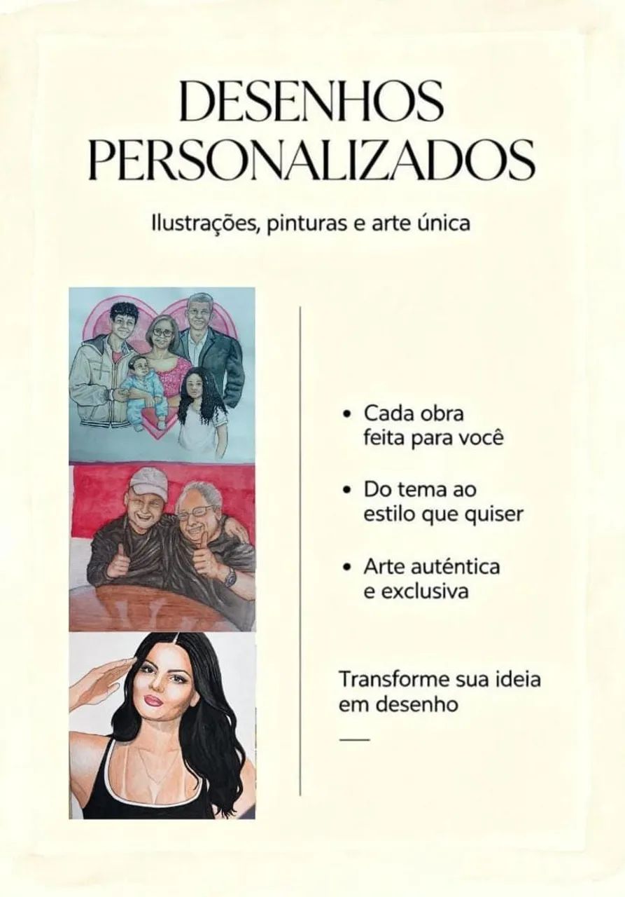 Desenhos e Ilustrações por Encomenda - Foto 2
