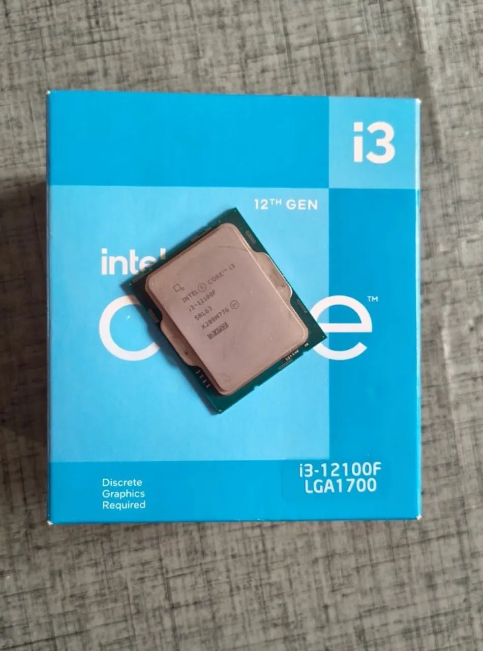 Processador Intel Core I3 12100F 12ª Geração - Foto 2
