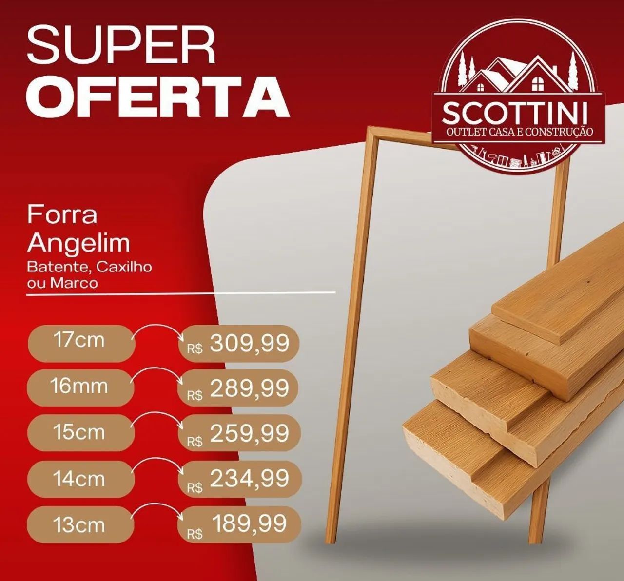 PROMOÇÃO IMPERDÍVEL FORRA 