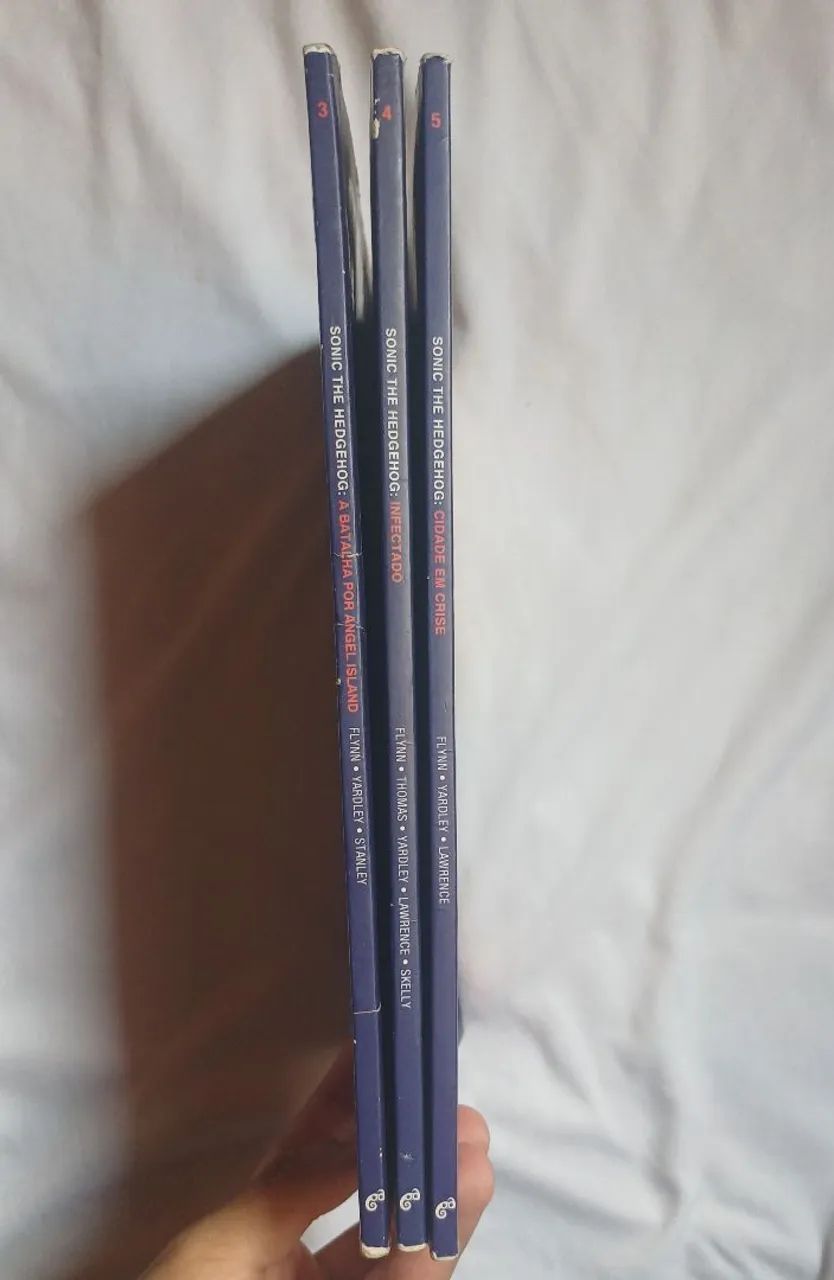 HQs Sonic The Hedgehog Vol. 3, 4 e 5 - Foto 3