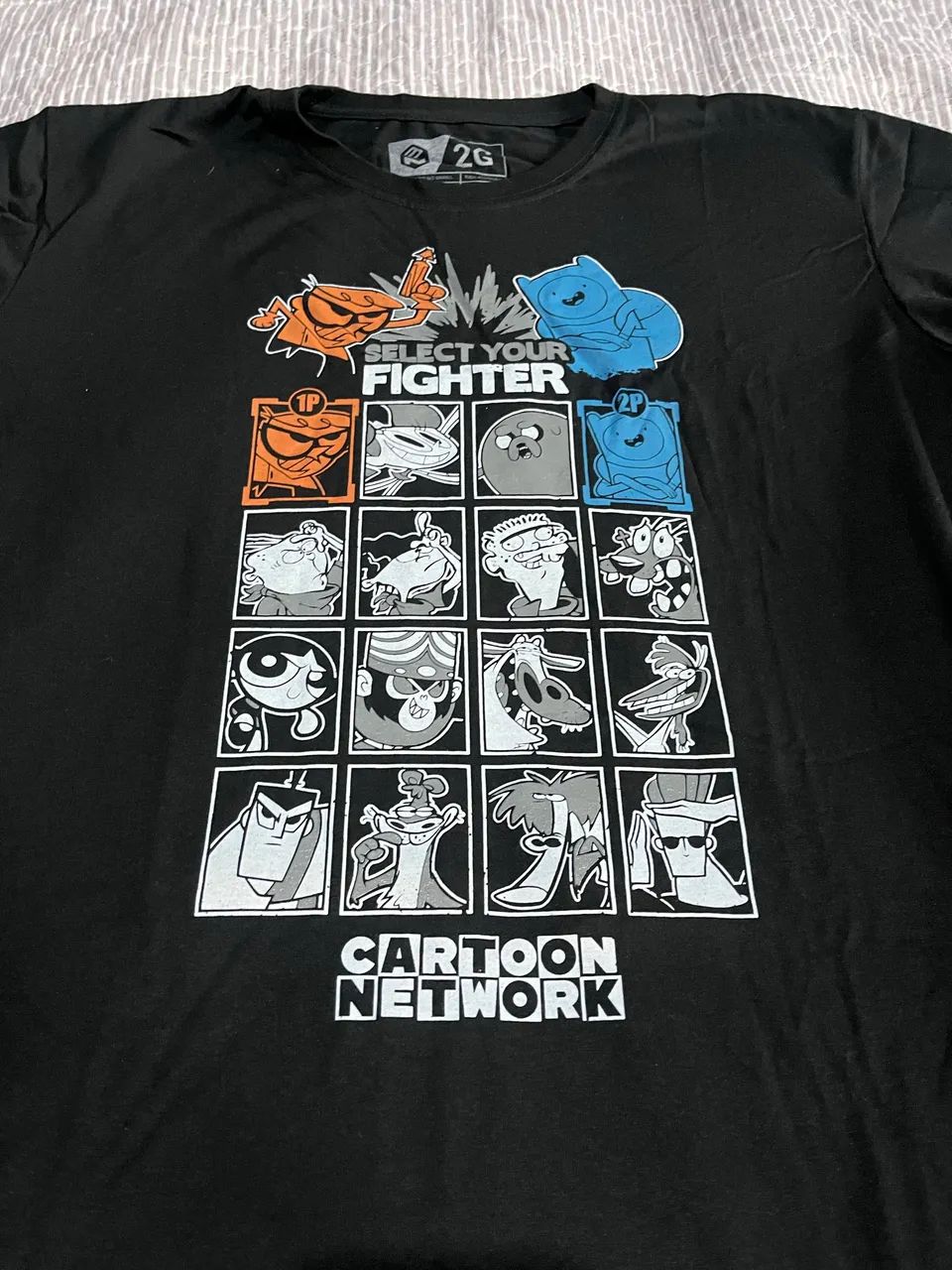 camiseta cartoon network preta 2g - Foto 2