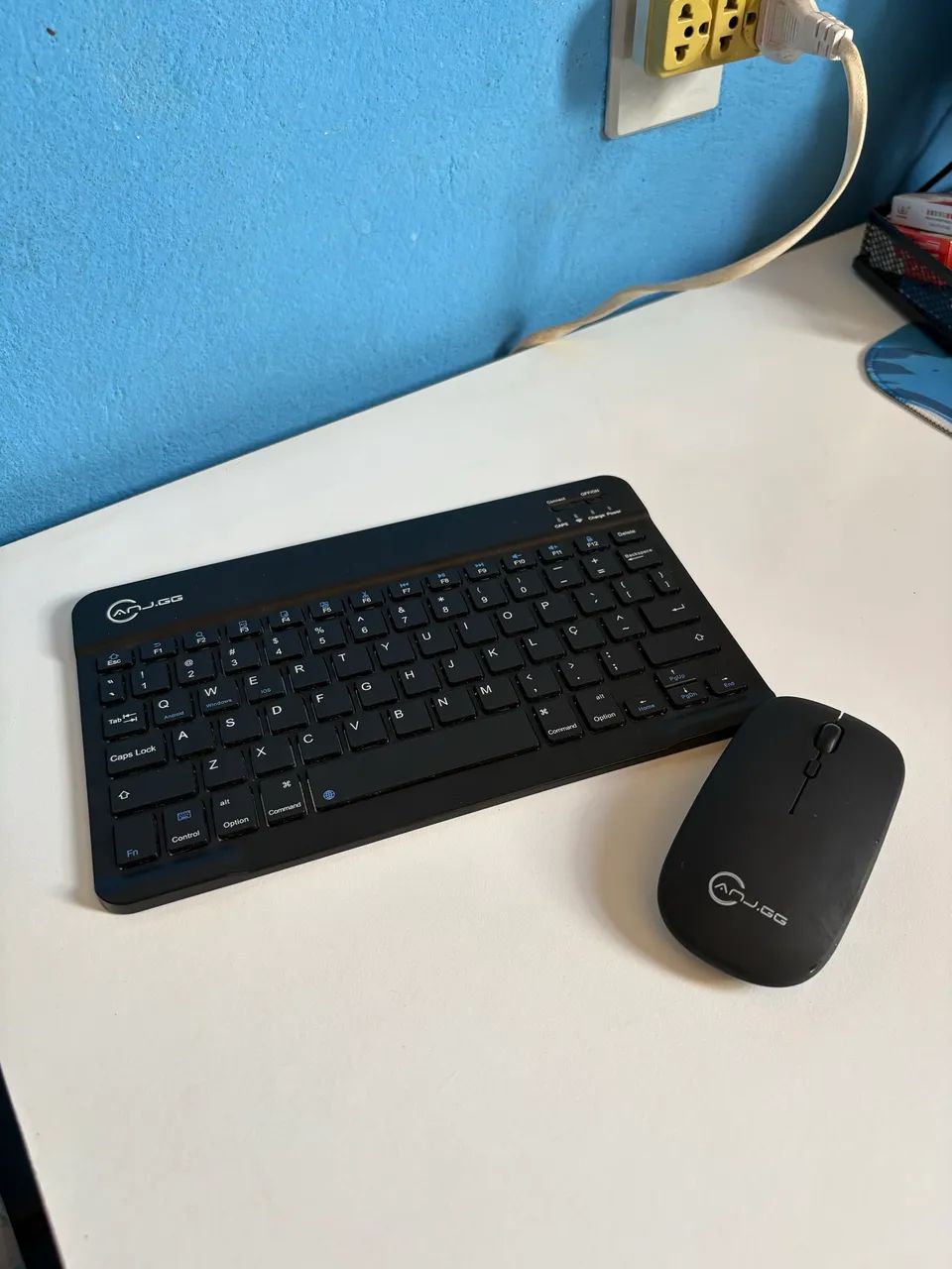 Tablet A9 PLUS (Usado) com kit Teclado, mouse e capinha - Foto 4