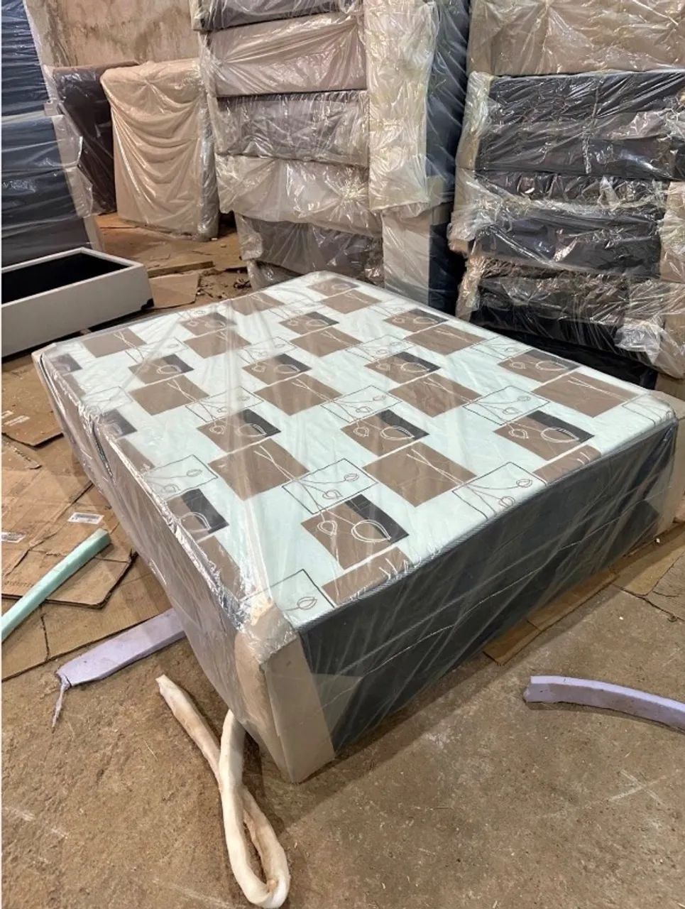 Cama box casal 