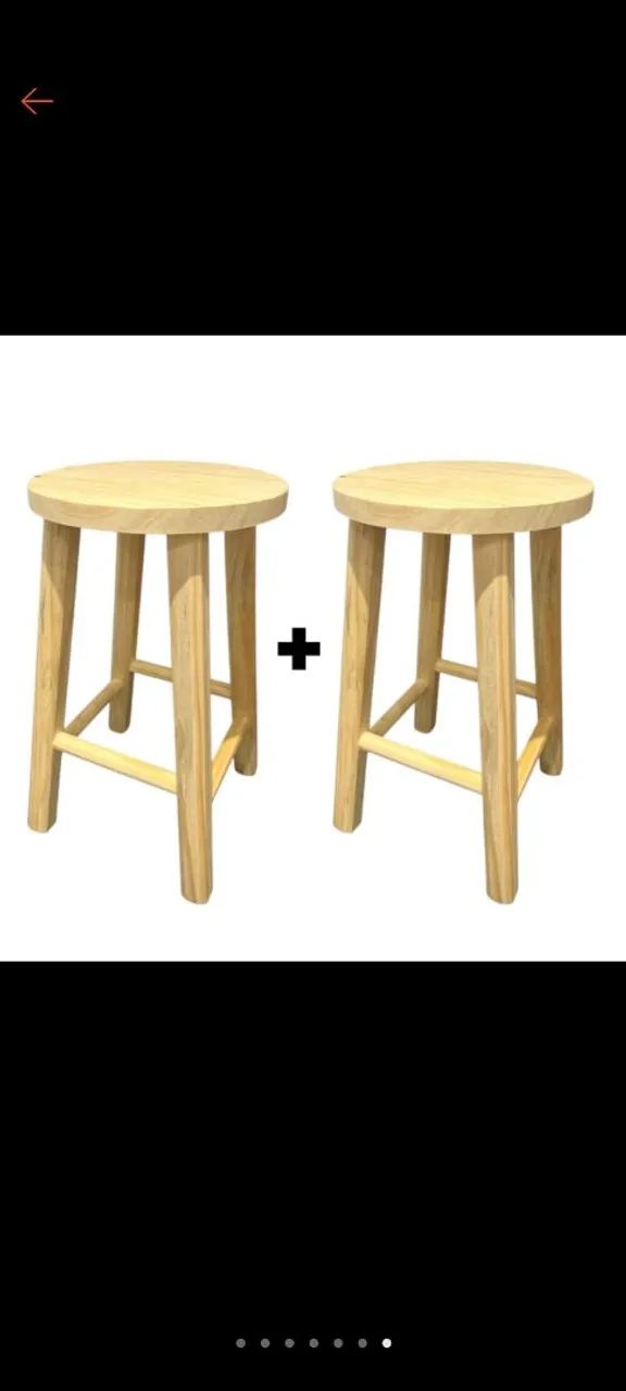 Banqueta de pinus - Foto 2