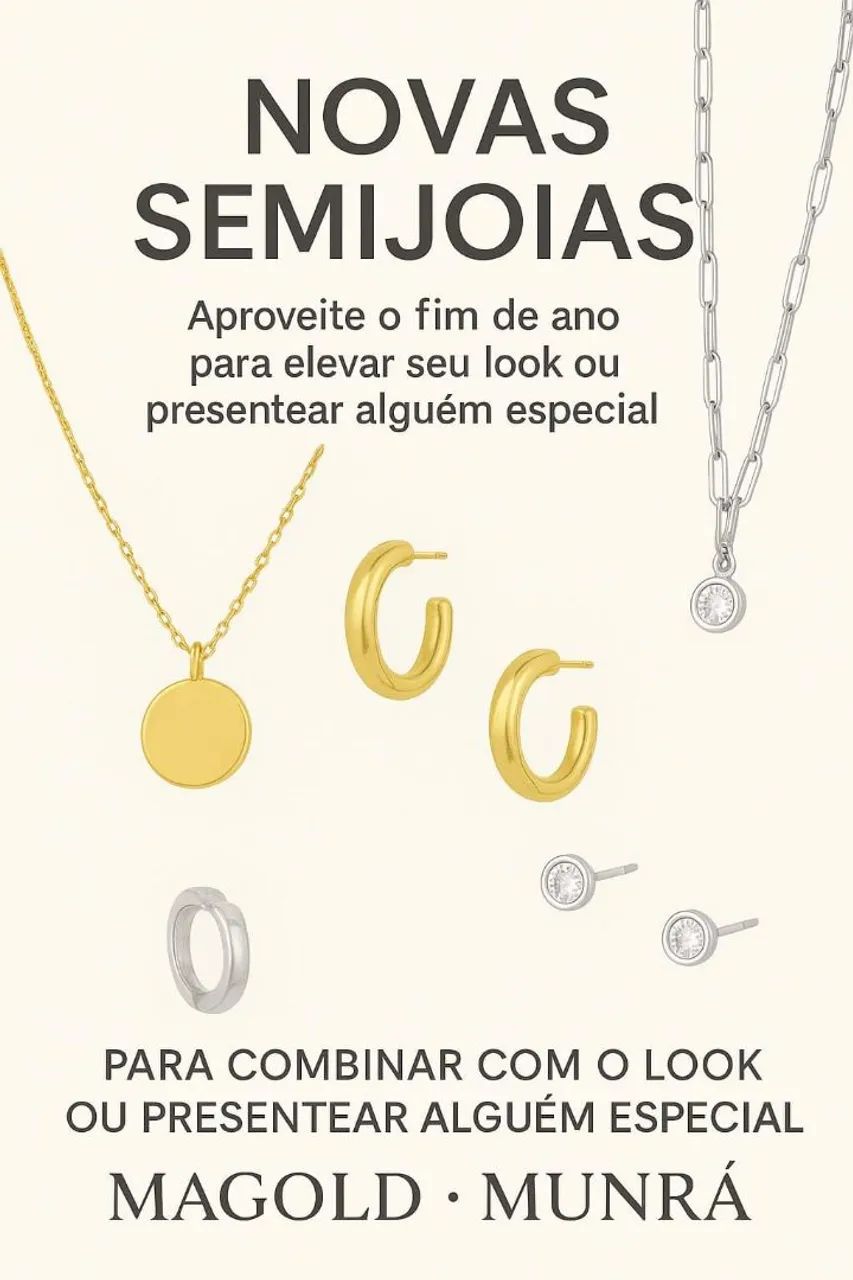 Peças Magold 02 anos de garantia , 3 banhos de ouro/ Pronta entrega / oferta única  - Foto 4