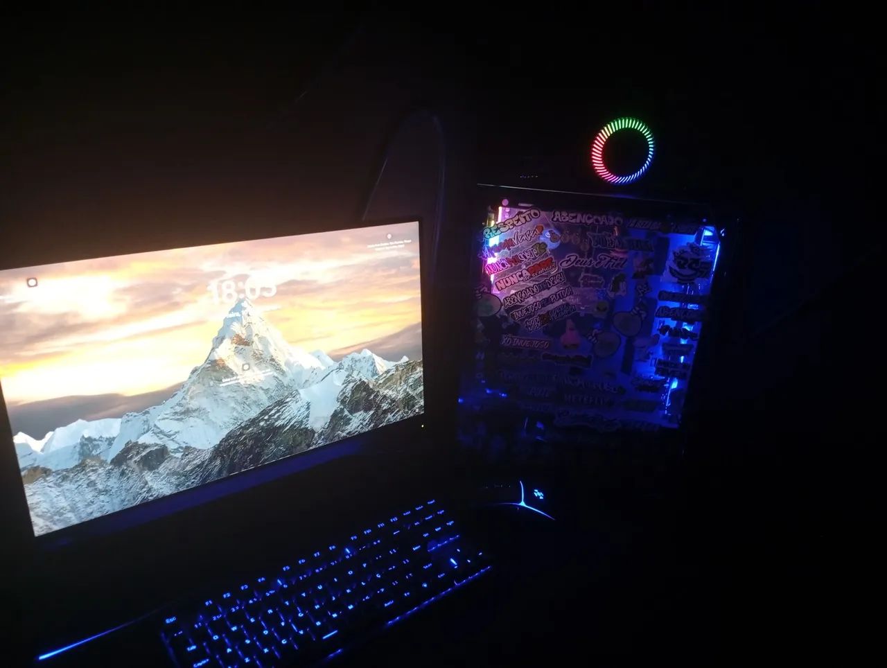 Pc gamer completo com mesa e cadeira... - Foto 3