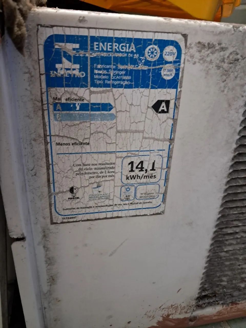 Ar condicionado Springer janela 7500 btus - Foto 4