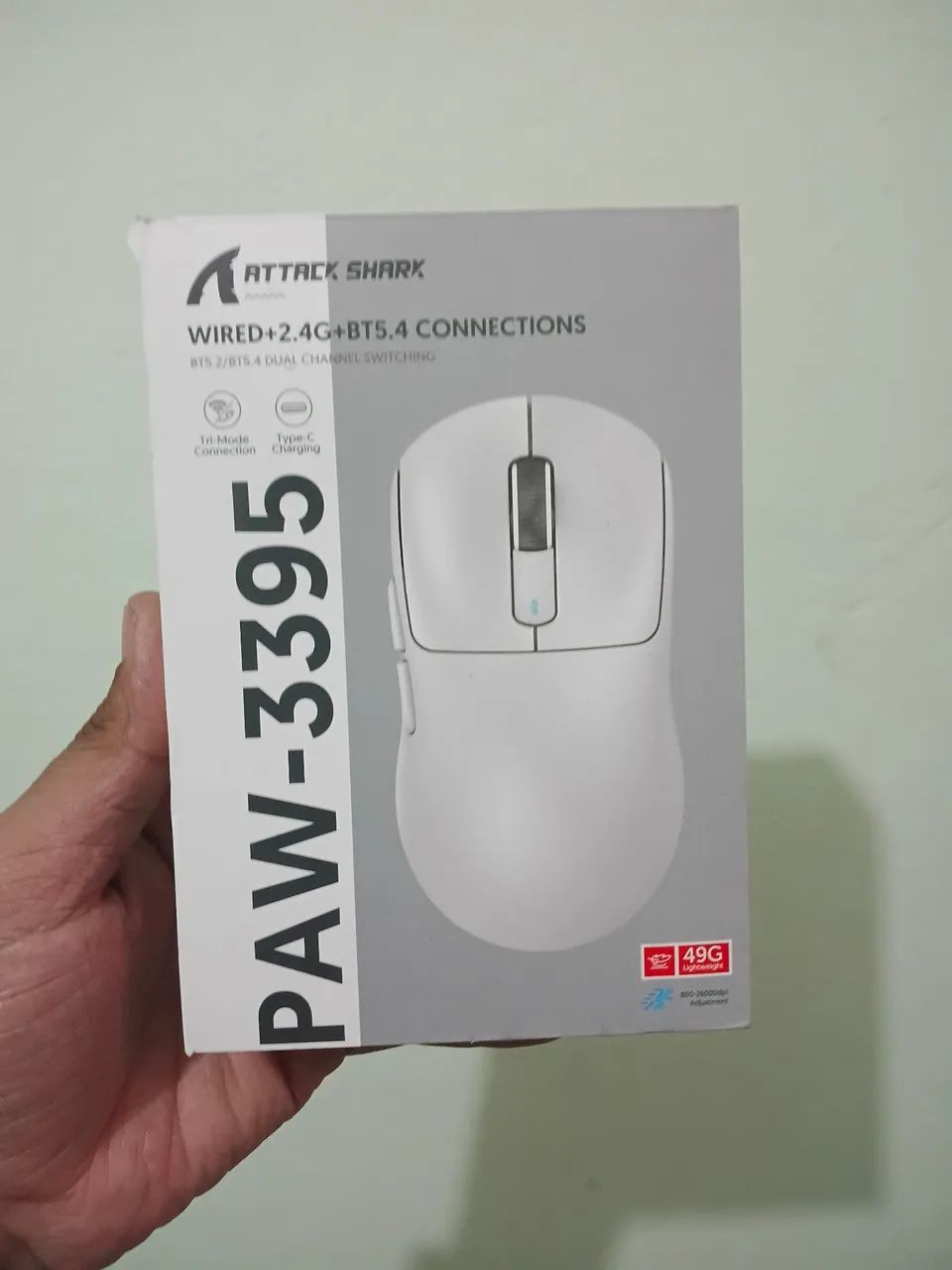 Mouse gamer sem fio attack shark x3 - Foto 5