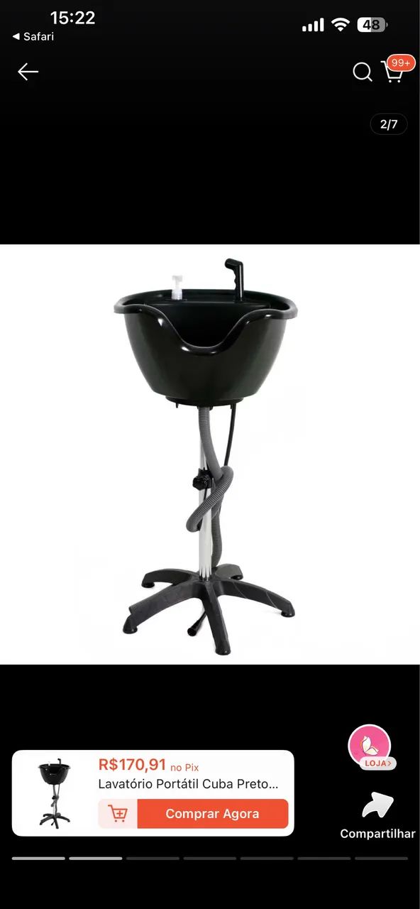 Lavatório portátil 