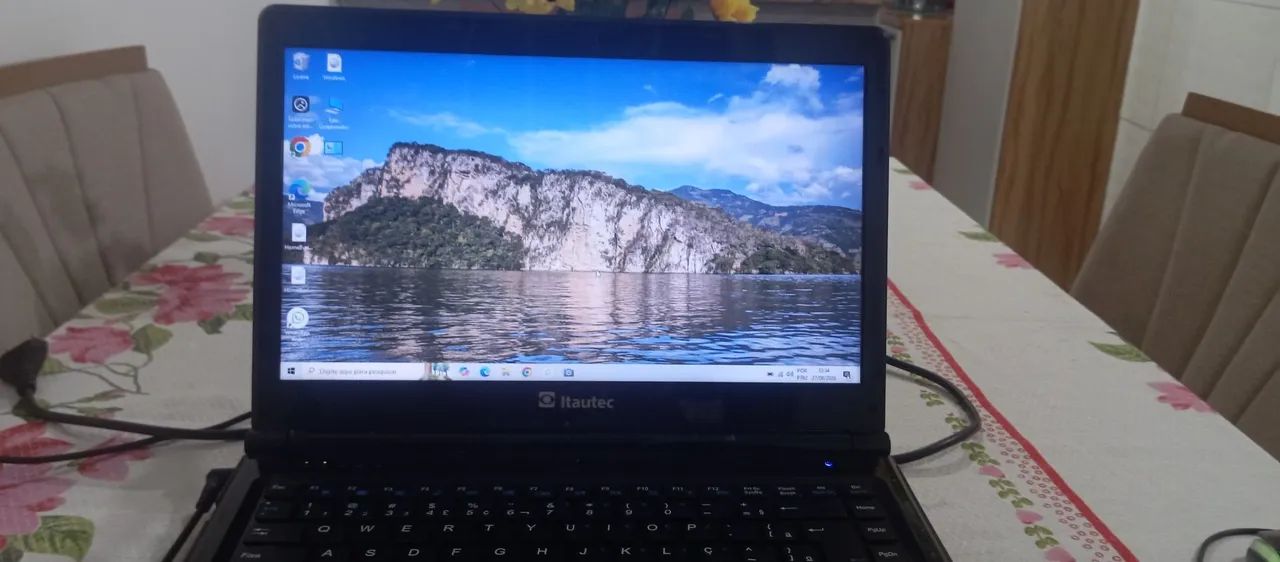  Notebook Infoway Itautec Usado Funcionando Bem 