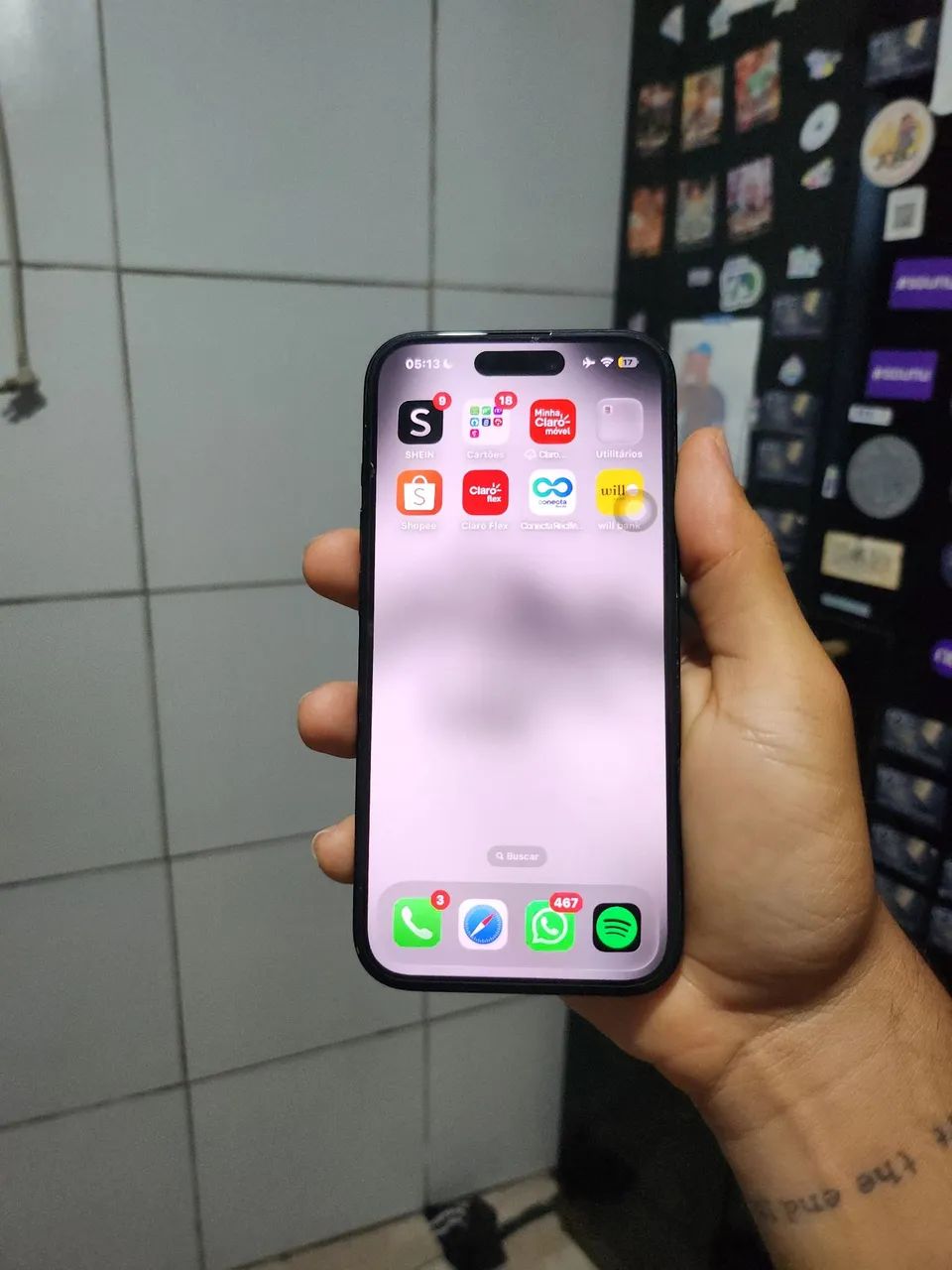 Iphone 15 128gb preto muito bom  - Foto 2