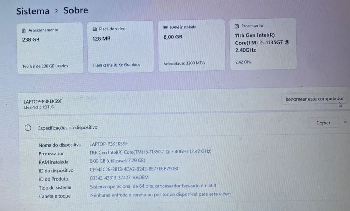 Notebook Lenovo  - Foto 2