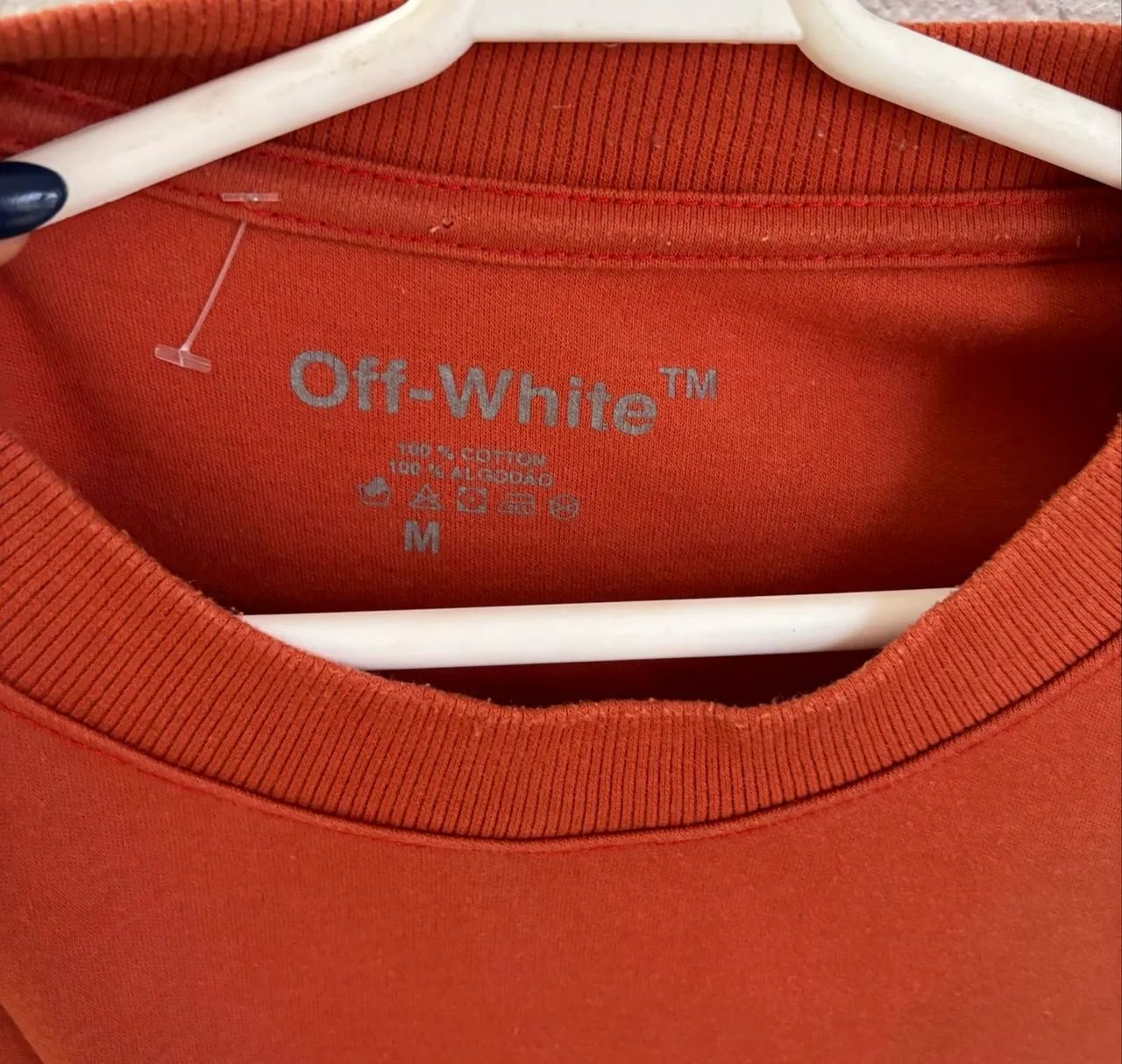 camiseta off-white for nike, tamanho m  - Foto 2