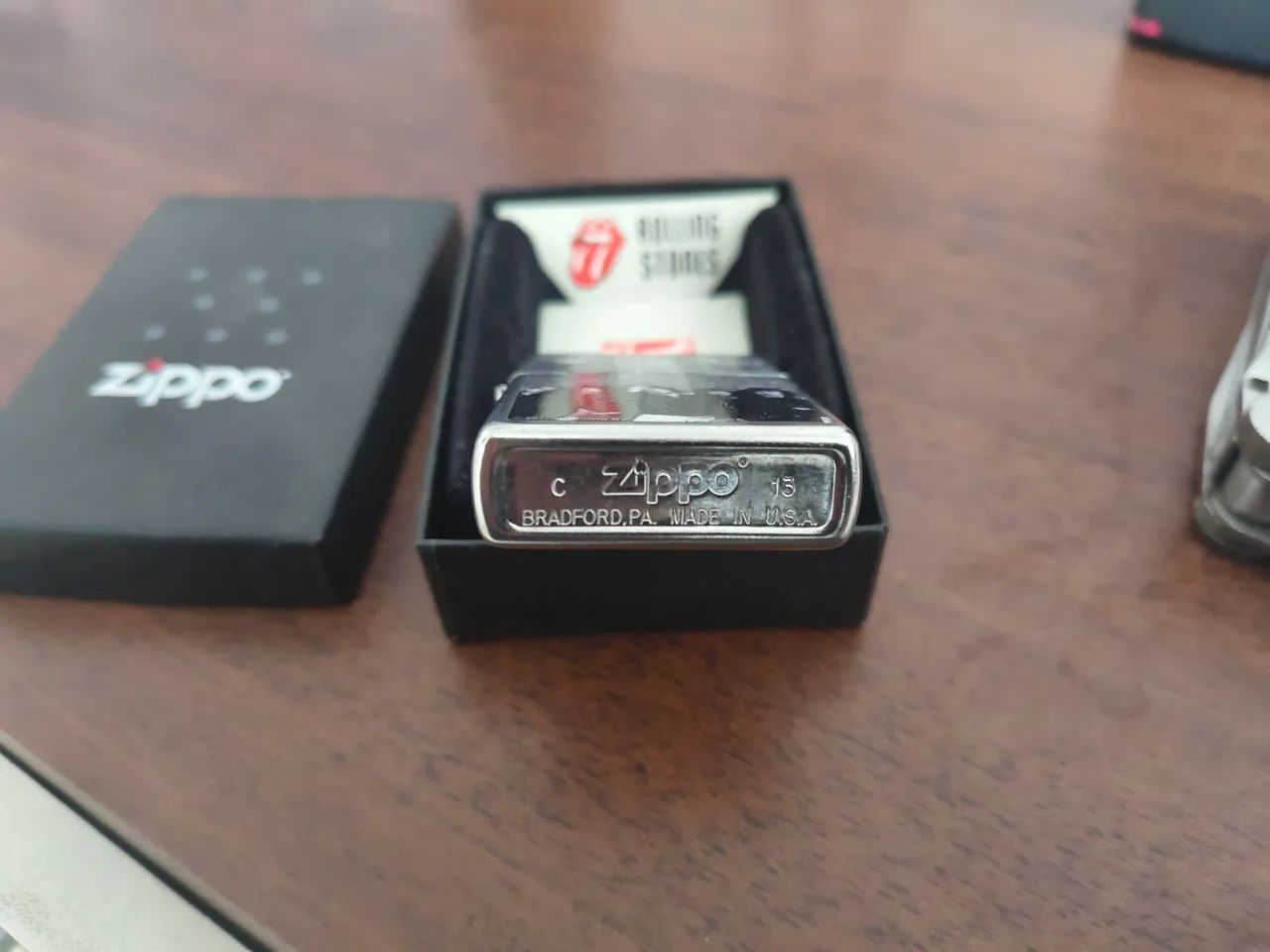 Isqueiro Zippo original Rolling Stones (EUA) - Foto 4