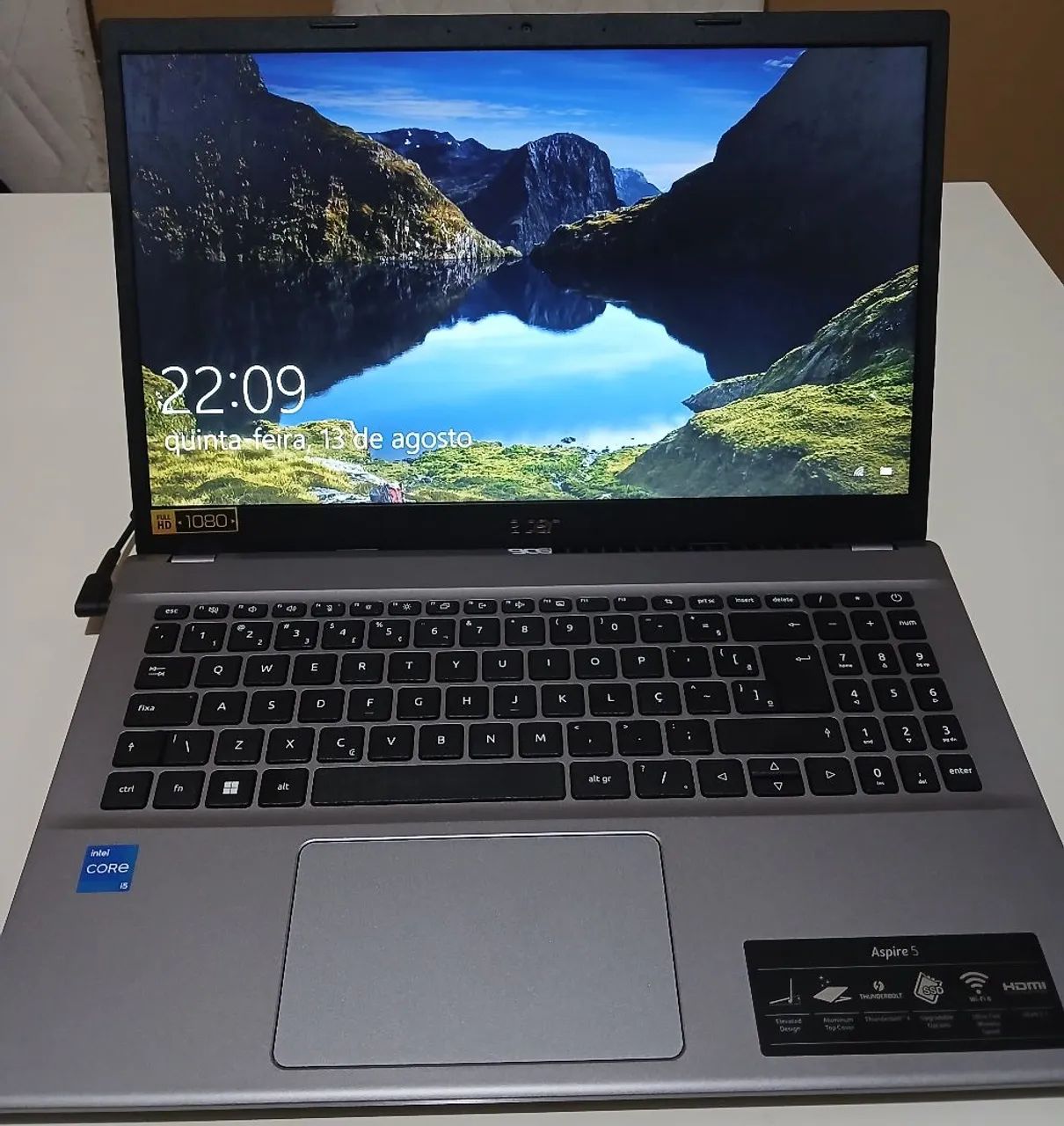Notebook Acer Aspire 5 Intel Core i5 (12ª Ger) - 8GB RAM / SSD