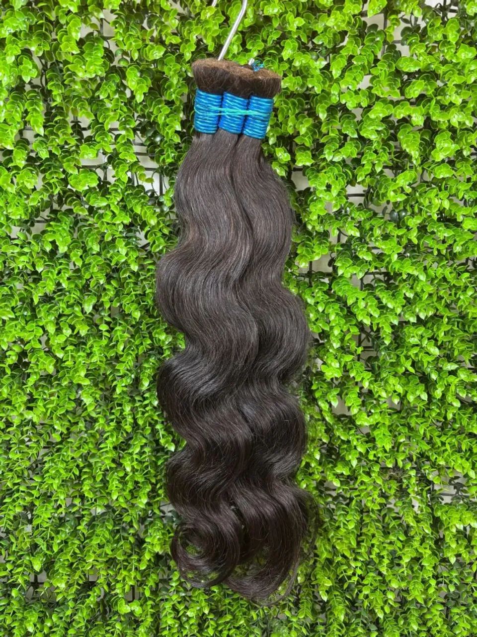 Cabelo humano natural, 55/60,cm indiano.  - Foto 2