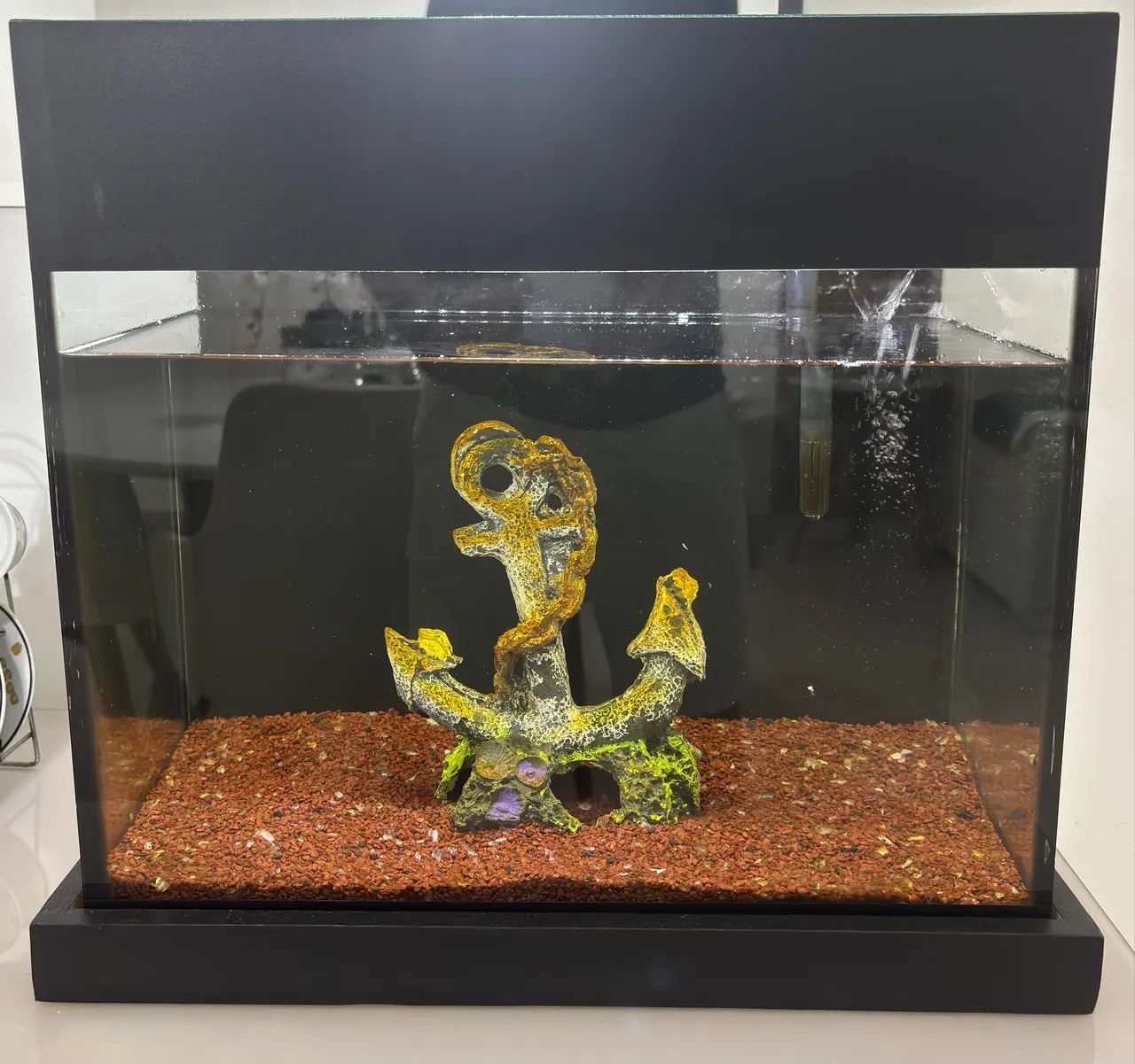 Aquário 40x20x40 com substrato, iluminação e filtro hang on  D - Foto 2