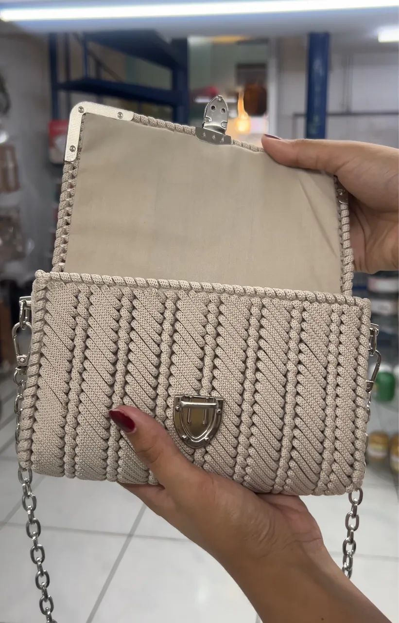 Bolsa em tela  - Foto 2