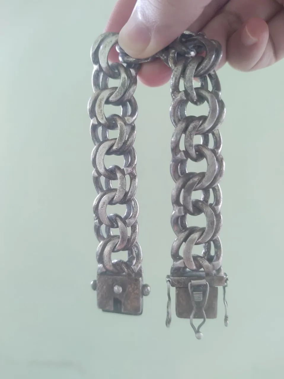 Pulseira de prata 950 ( prata de lei )