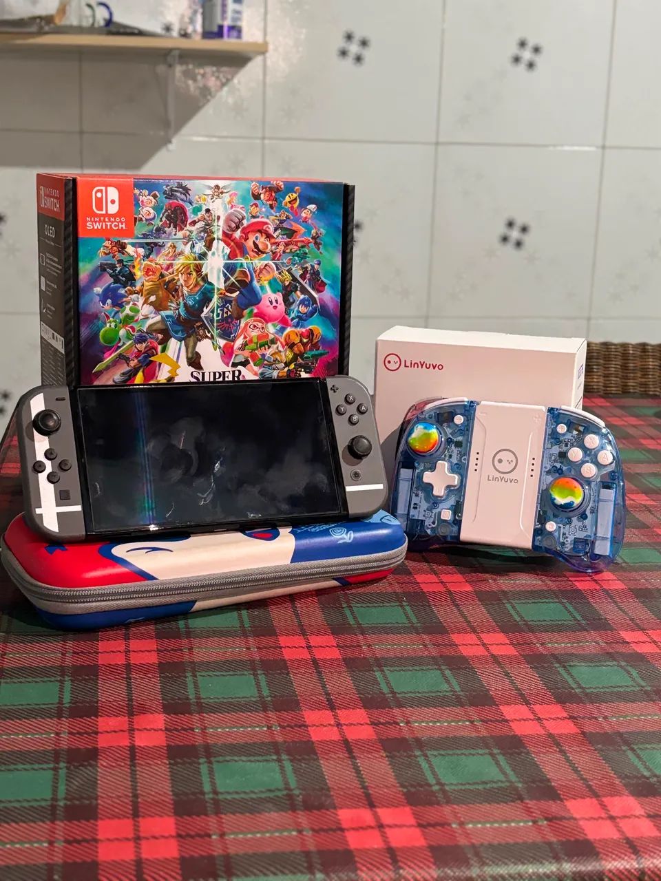 Nintendo Switch Oled - Edição Super Smash Bros