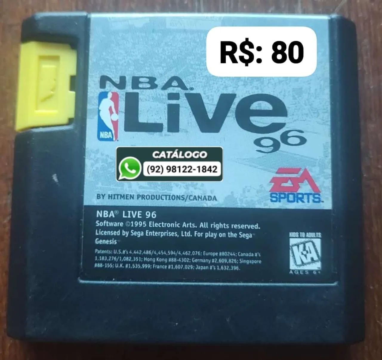 NBA Live 96 = R$: 80