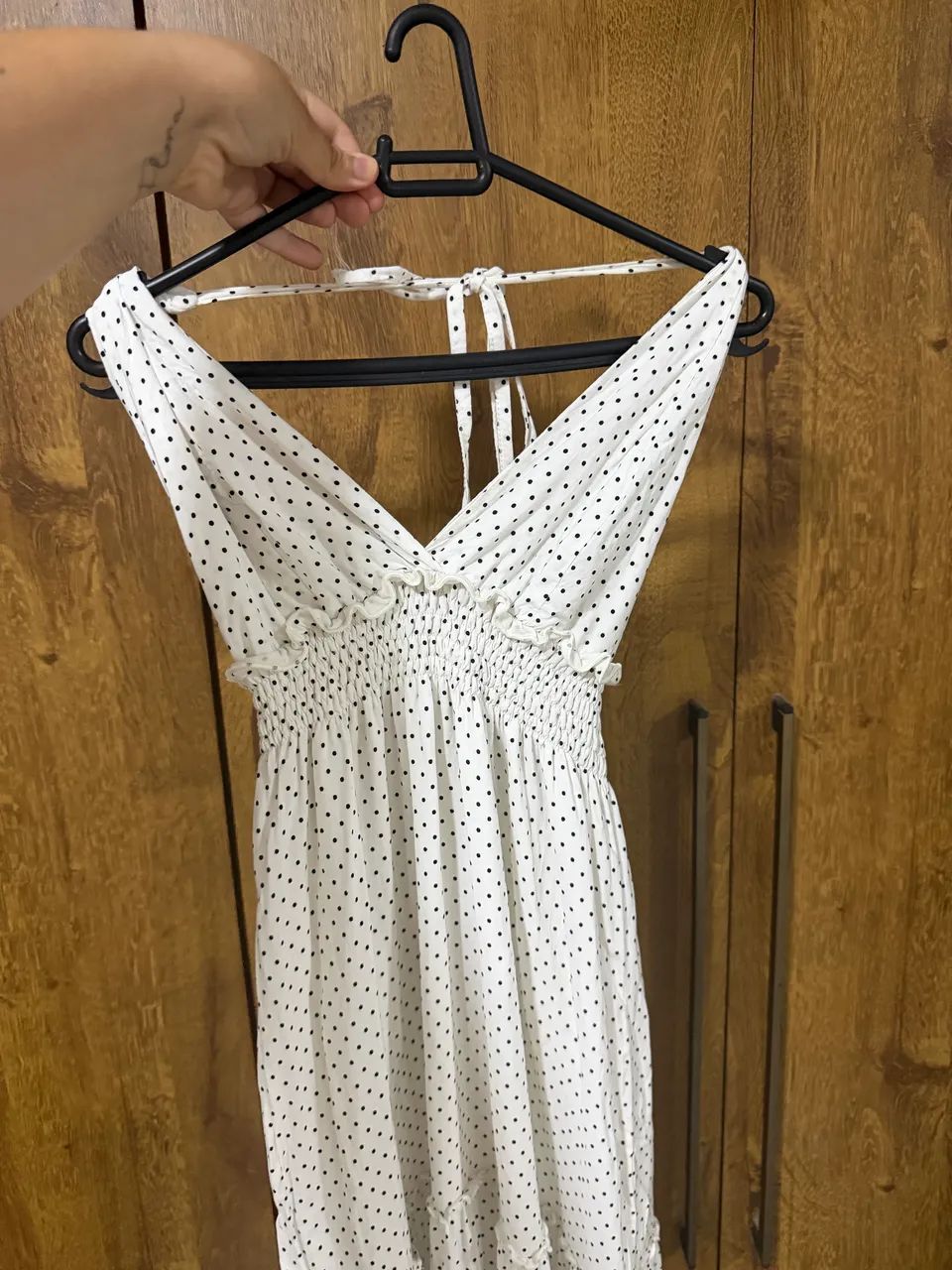 Vestido de bolinhas longo  - Foto 2