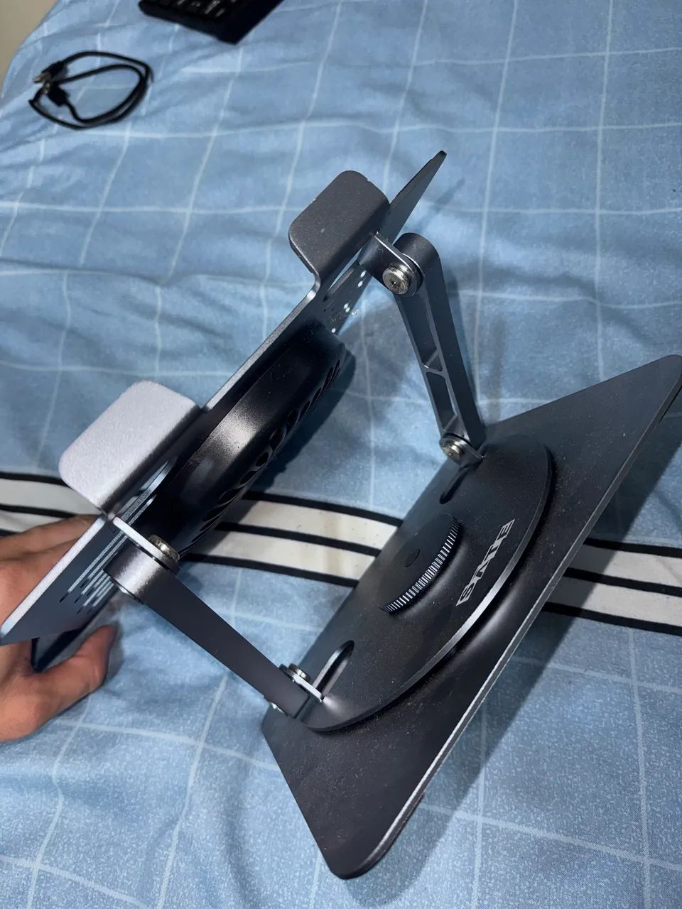 Suporte para Notebook SATE com Cooler, 2 USB e Altura Ajustável - Foto 2
