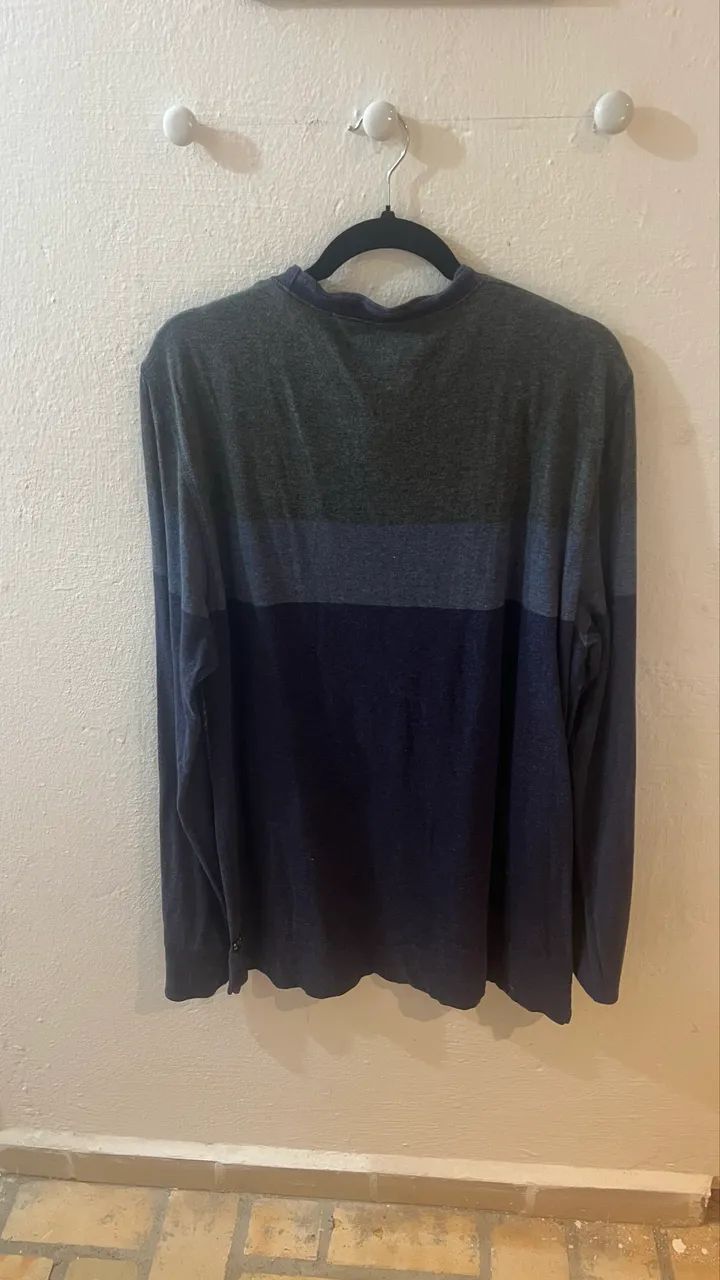 Blusa de malha de algodão manga longa Richards  - Foto 5