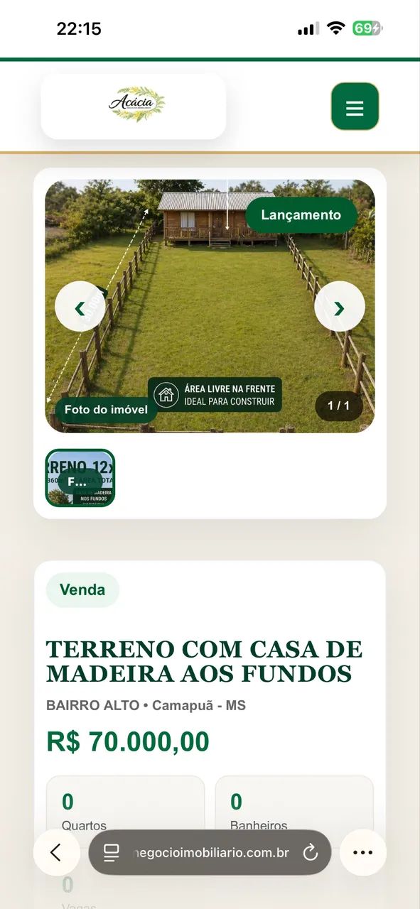 Terreno a venda 