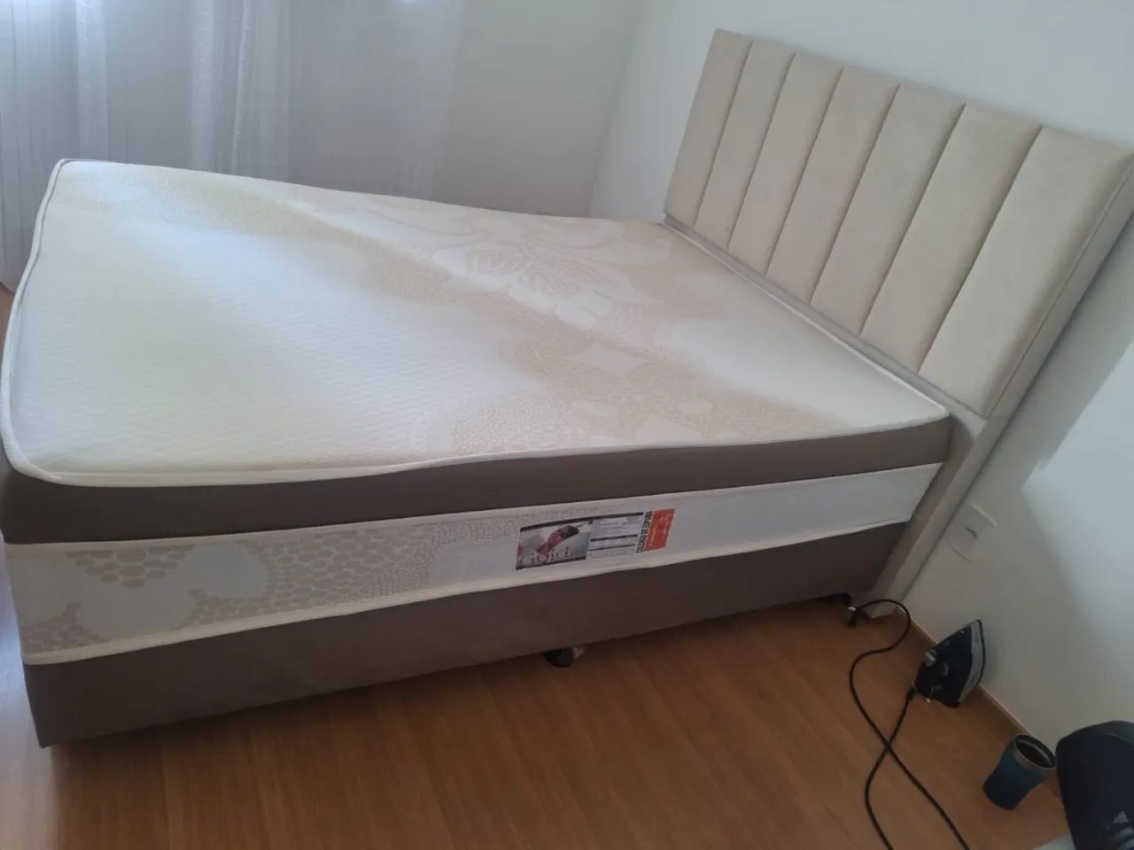 Cama + Cabeceira praticamente NOVA 1 mês de uso  - Foto 3