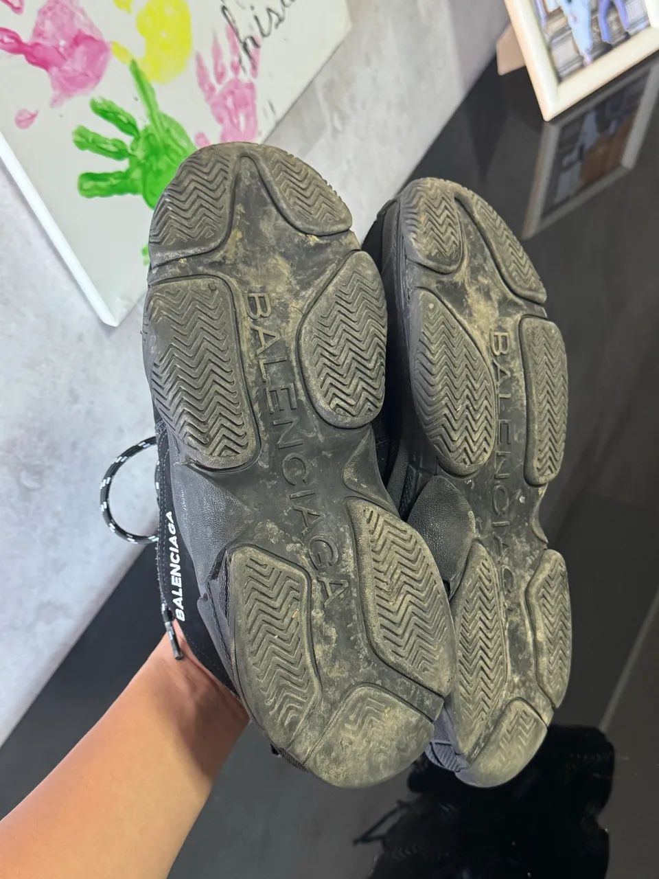 Balanciaga triple s original preto - Foto 3