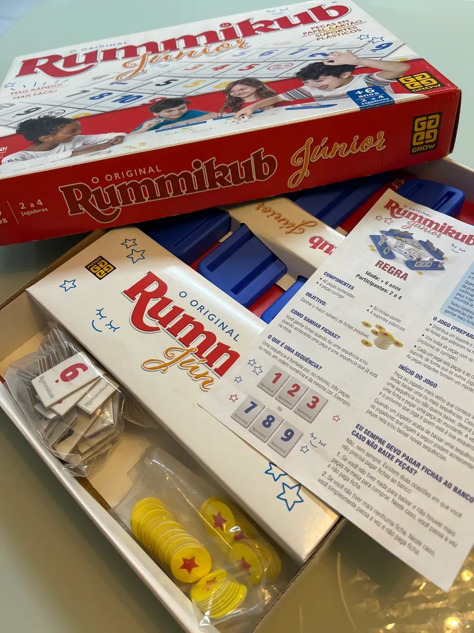 Jogo Tabuleiro Rummikub Júnior - Foto 2